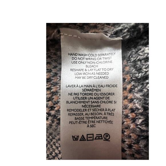 Free People Womens Floral Boho Oversized Cardigan Sweater XS Pockets Stretch - Picture 6 of 6